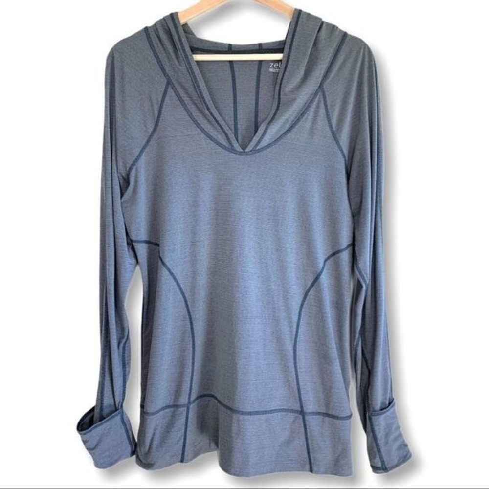 Zella Long Sleeve Hooded Athletic Top